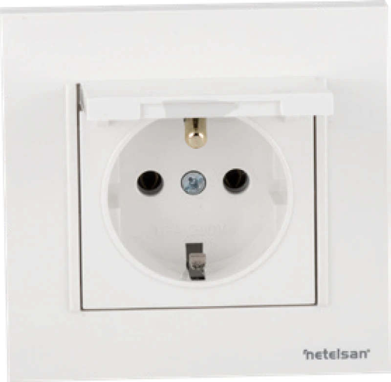 Kapaklı UPS Priz (Fransız Standardı)